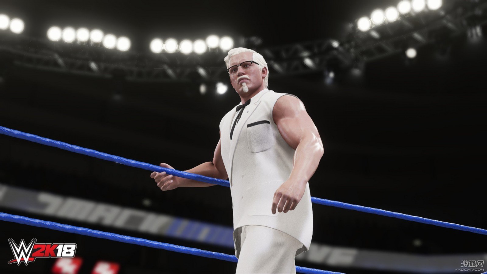 化身肌肉猛男:肯德基爷爷将加入《wwe 2k18》