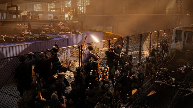 《僵尸世界大战》公布主视觉图和海量游戏截图:僵尸狂潮排山倒海来袭