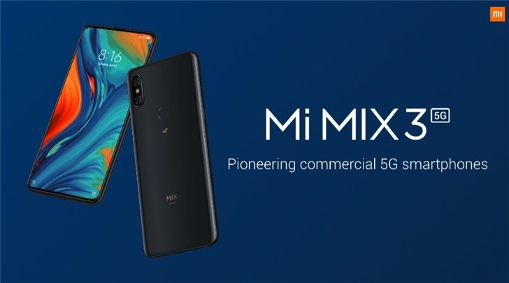 小米mix3 5g版成为首款获5g ce认证基于高通骁龙855芯片 x50平台手机