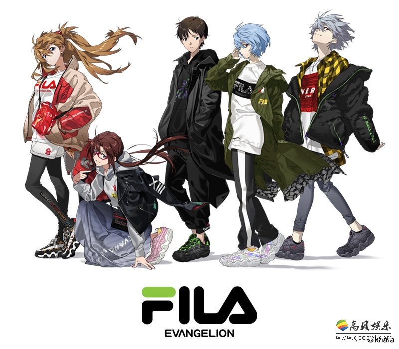 "radio eva"潮品商店开业!《新世纪福音战士》fila联名版服装发售