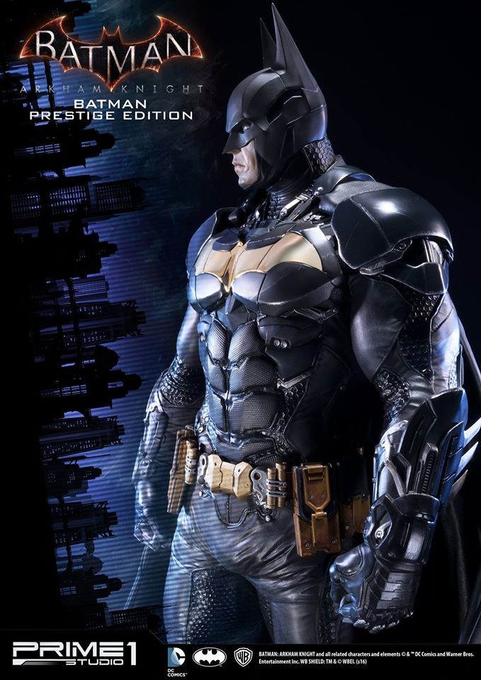 全高近1米!逼真程度令人赞叹:蝙蝠侠限量版雕像图赏