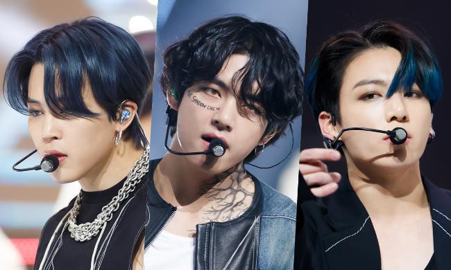 Mnet《M! Countdown》通过官方SNS公开防弹少年团打歌舞台自拍照片