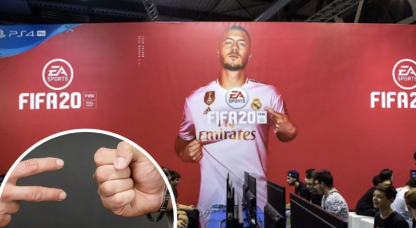 最近因为《FIFA》的好友服务器崩了，EA让参加比赛的职业选手猜拳决胜负