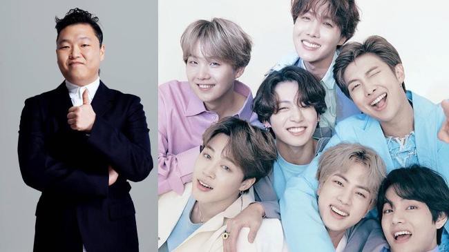 PSY前辈祝贺很暖,恭喜防弹少年团写下全新纪录,未来几周都会相当关键 PSY前辈祝贺很暖,恭喜防弹少年团写下全新纪录,未来几周都会相当关键