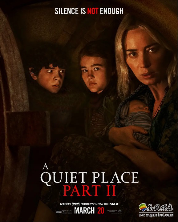 据外媒报道，恐怖片《寂静之地2》北美定级PG-13，血腥与令人不适画面