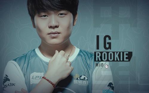 《英雄联盟》LPL春季赛VG对阵IG第二局，选手Rookie拿下全场比赛MVP