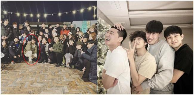 《梨泰院CLASS》杀青现场纪念照除了工作人员及演员外！BTS V一同入镜