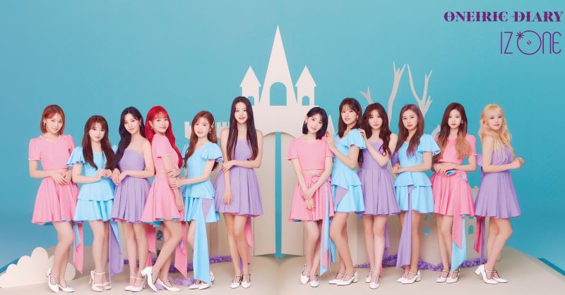 IZ*ONE女团每次回归刷新纪录，恭喜(矮子王)〈幻想日记〉再度写下好成绩