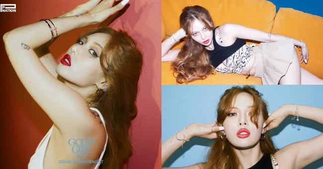 泫雅即将发行首张正规专辑，最近她已公开先行曲 “Good Girl”大量预告