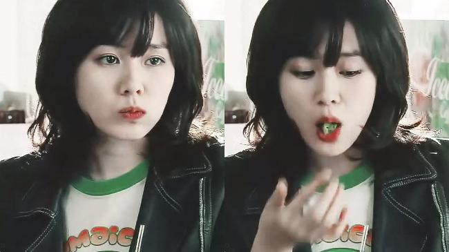 孙艺珍《恋爱时代》剧集中某个场景：一张面孔竟然看出了多个女明星的脸