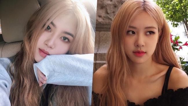 近日有网友发现：一位名叫Allissa Shin的网红从长相到风格都很像ROSÉ