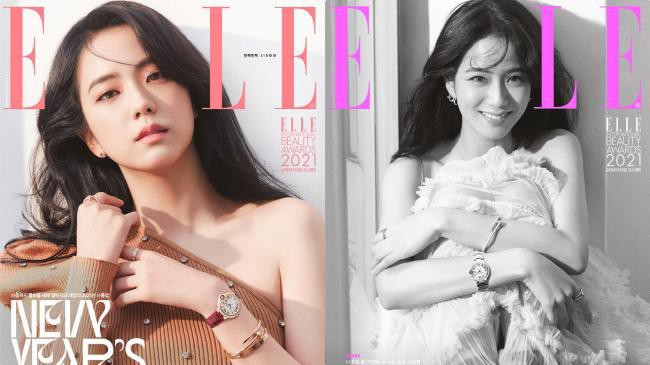 BLACKPINK成员JISOO登上杂志《ELLE》韩国版1月号封面！展现时尚资源