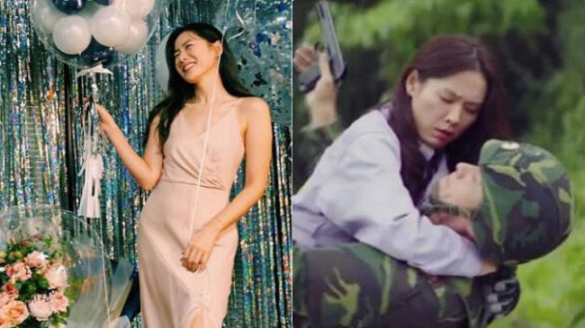 孙艺珍晒出生日收到的鲜花跟蛋糕，感谢粉丝送给她的礼物！真的有被甜到