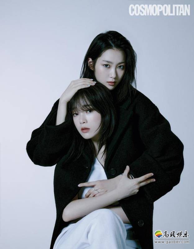 OH MY GIRL玄胜熙、金祉呼为某杂志最新一期拍摄写真，互补时尚之魅力