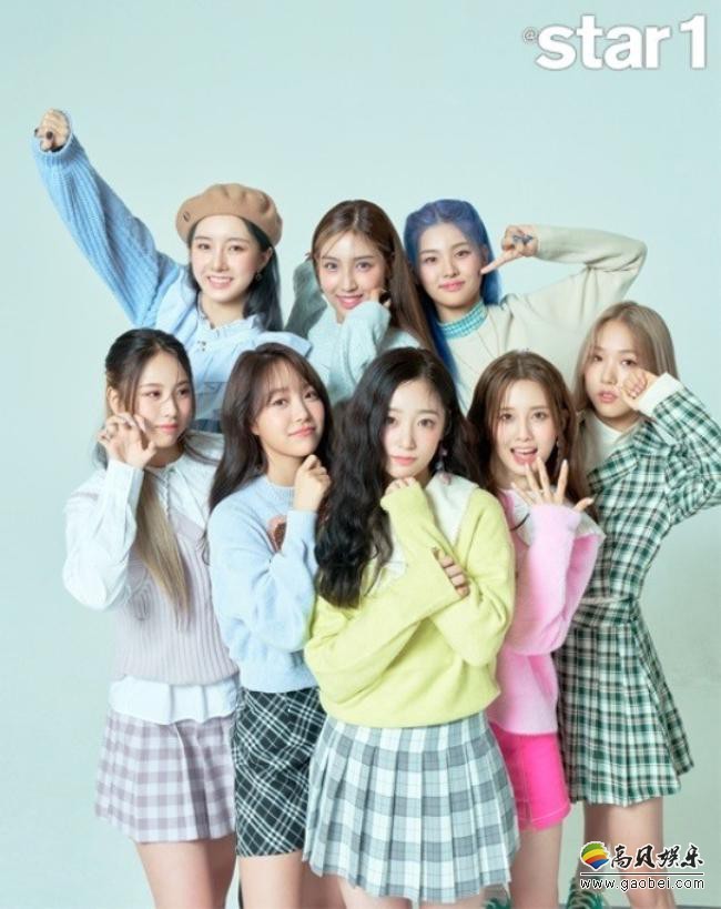 LIGHTSUM为某杂志最新一期拍摄写真，新团成员各具特色，青春活力绽放