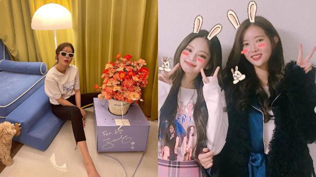 林秀香日前在个人IG晒出礼物开箱照片和影片：没想到她们也是一对好姐妹